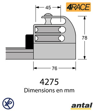 4275-embout de rail