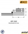 691.563-embout de rail