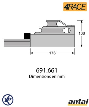 691.661-embout de rail