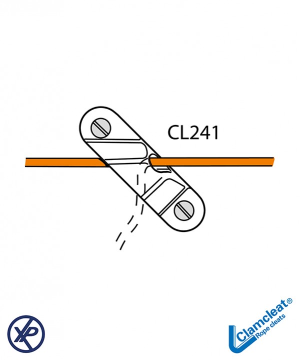 CL241-Coinceur pour nerf de voile