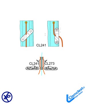 CL241AN-Coinceur pour nerf de voile
