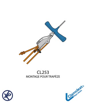 CL253AN-Coinceur vertical avec boucle de sécurité
