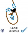 CL260-Coinceur pour poignée d'étarquage
