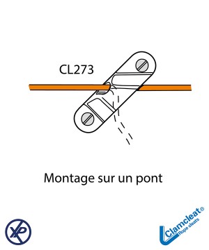 CL273+PR-Coinceur pour nerf de voile