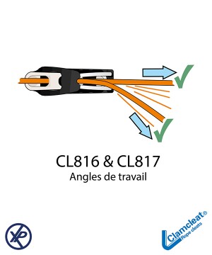 CL817-Embase inclinée pour coinceur