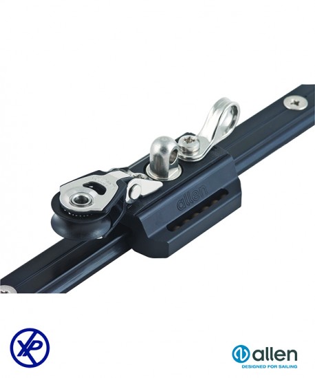 CHARIOT RAIL MINI 90MM - 1 POULIE 20MM + P CLIP