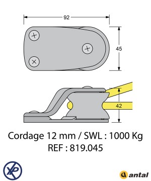 819.045-Renvoi plat pont Tulip