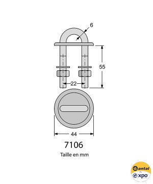 7106-cadène en U