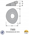 7505-Padeye pour Dyneema