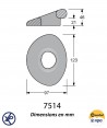 7514-Padeye pour Dyneema