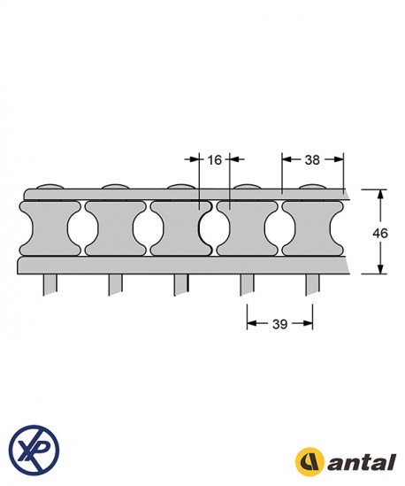 BOITE À RÉAS VGRIP PLUS - 5 RÉAS Ø38