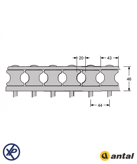 BOITE À RÉAS VGRIP MAXI - 6 RÉAS Ø40