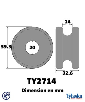 TY2714-Anneau gréément textile