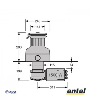 XT66.3EH12-Winch motorisé