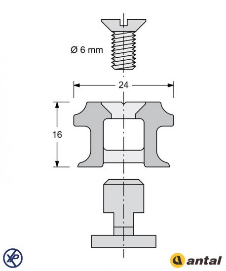 HS24 - RAIL DE MÂT 2M