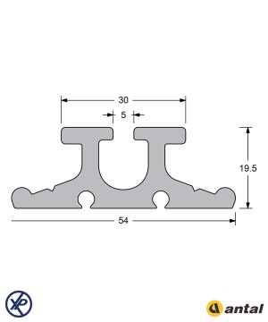 HS30.330-Rail pour mât carbone