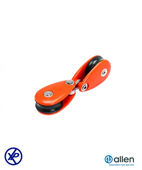 POULIES SIMPLES RELIEES NYLON 29MM - ORANGE