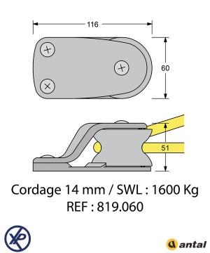 819.060-Renvoi plat pont Tulip