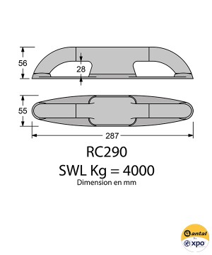 RC290-Taquet de pont