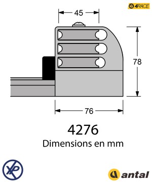 4276-embout de rail