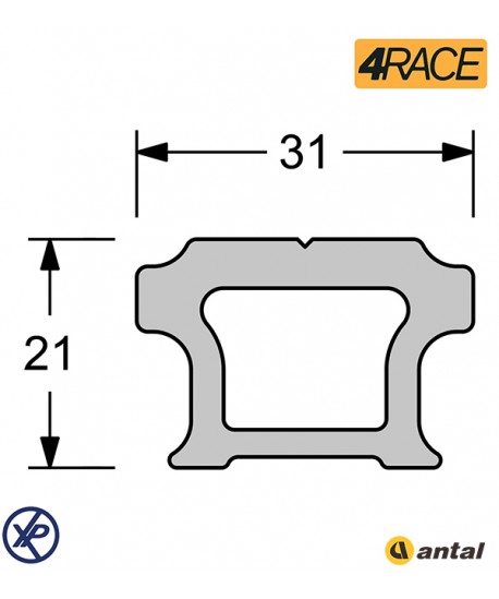 RAIL 4RACE 48X60 - AUTOPORTÉ