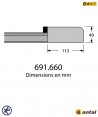 691.660-embout de rail