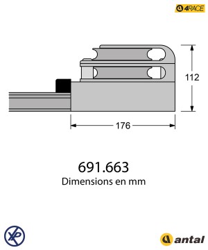 691.663-embout de rail