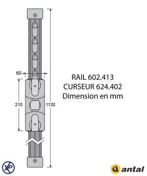 624.422-Kit blocage de drisse