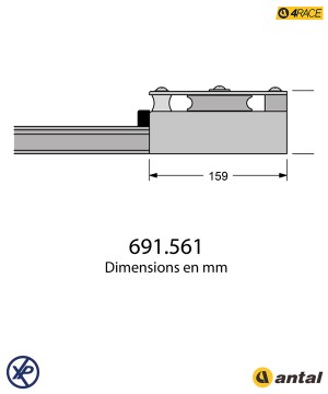 691.561-embout de rail