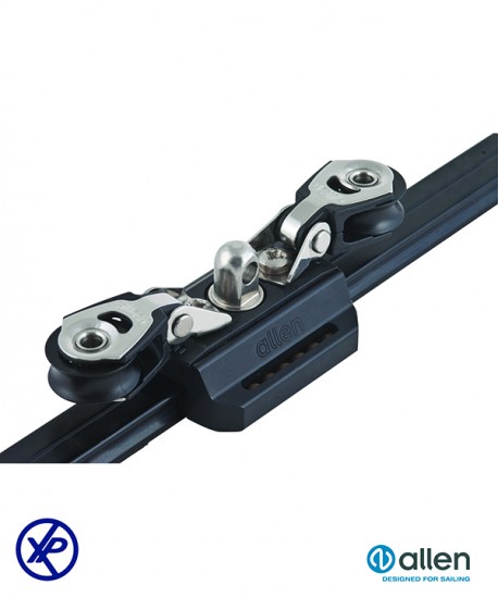 CHARIOT RAIL MIN 106MM - 2 POULIES 20MM