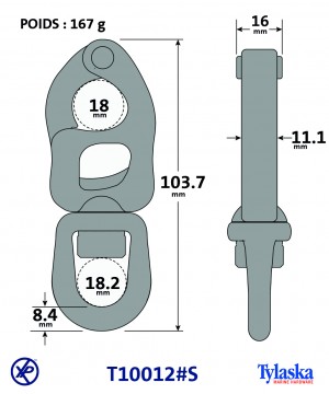 TY1012#S#MB-Mousqueton Martin Breaker