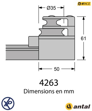 4263-embout de rail