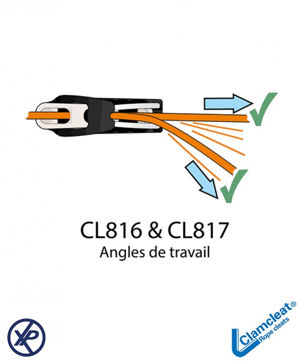 CL817-Embase inclinée pour coinceur