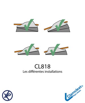 CL818-Embase inclinée pour coinceur