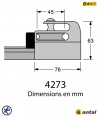 4273-embout de rail