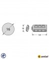 609.321-Boitier de latte Ronde