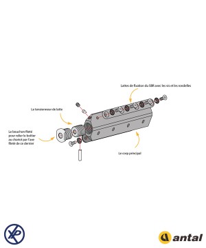 610.340-Boitier de latte Plate