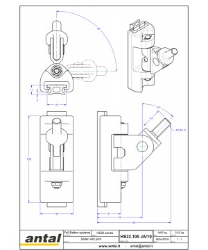 HS22.100AJ_R-Chariot asymétrique de latte