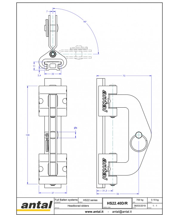 HS22.40D_R-Chariot double têtière