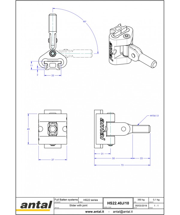 HS22.40J-Chariot de latte