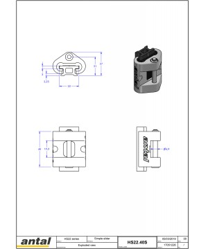 HS22.40S-Chariot simple intemédiaire