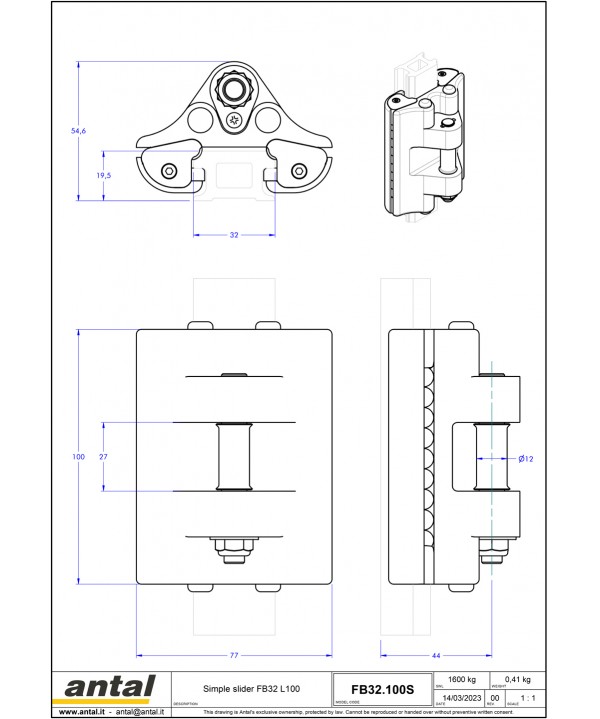 Accastillage gréément ANTAL FB 32