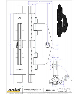 Accastillage gréément ANTAL FB 32