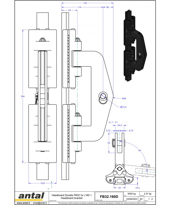 Accastillage gréément ANTAL FB 32