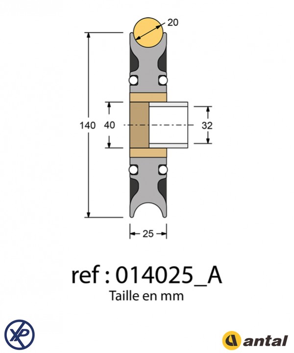 14025_A-Réa pour poulies OPF