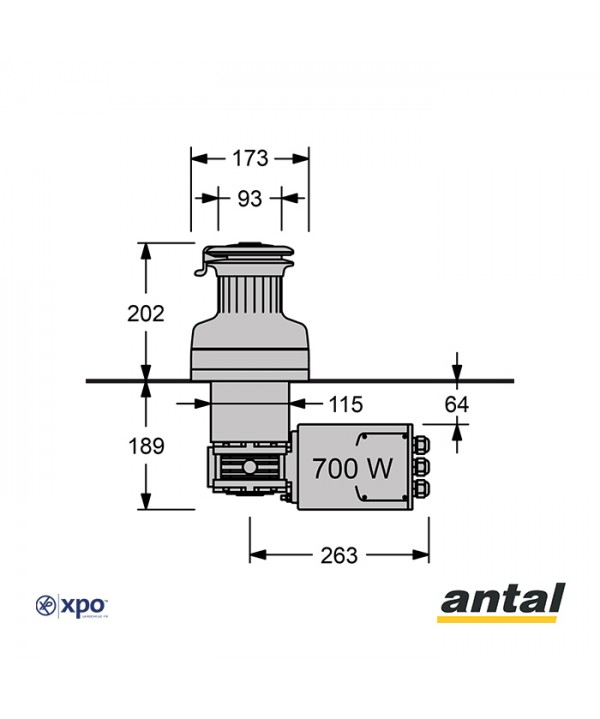XT44EH12#PCH-Winch motorisé
