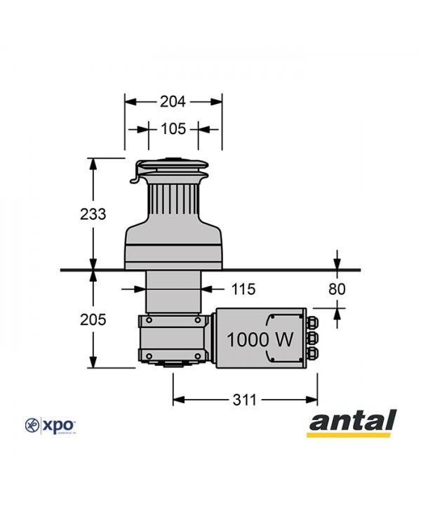 XT52EH12#PCH-Winch motorisé