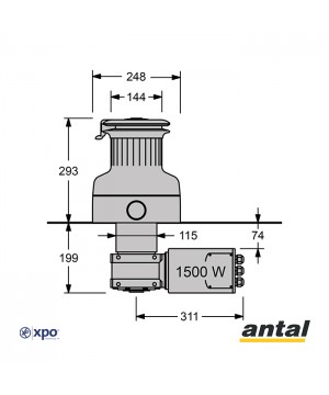 XT66.3EH12#PCH-Winch motorisé