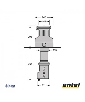 XT66.3EV12#PAL-Winch motorisé
