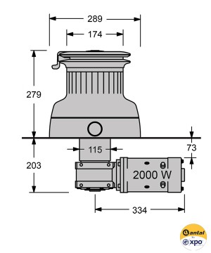 XT76EH48#PAL-Winch motorisé